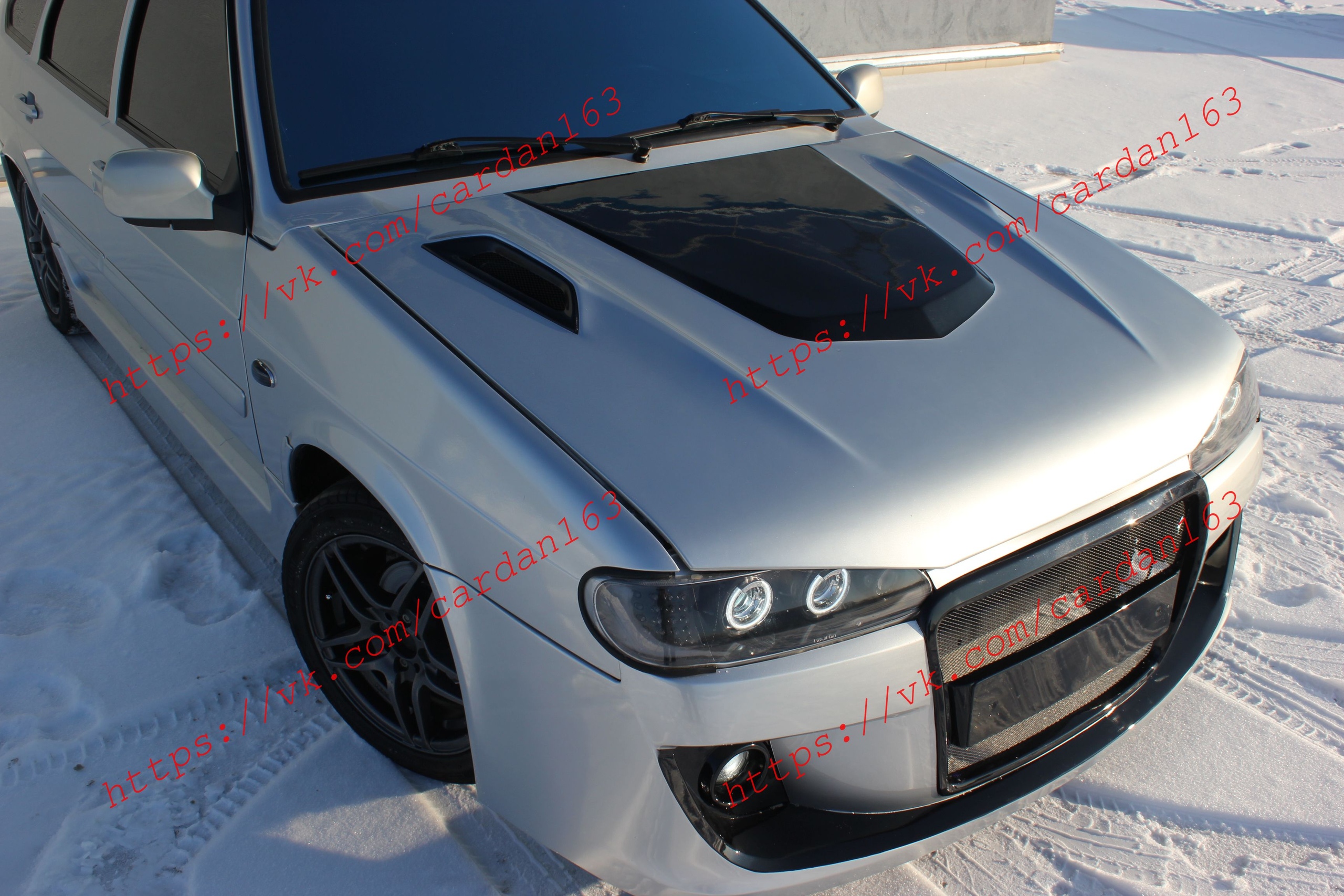Пластиковый капот "IRobot" на LADA SAMARA 2113/14/15 капот я робот 14